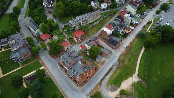 Harper's Ferry, West Virginia, site of John Brown's raid to incite a massive slave rebellion in the