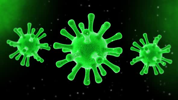 Coronavirus Covid 19 Disease Background Seamlessly Loop V2