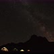 Time Lapse of Starry Sky in the Mountains. Camp Climbers Under the Starry Sky. - VideoHive Item for Sale