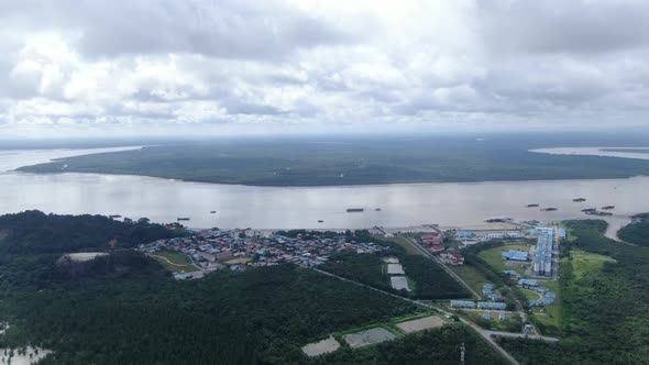 The Beaches at the most southern part of Borneo Island