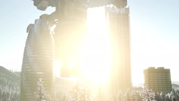 Alien UFO at Earth alt