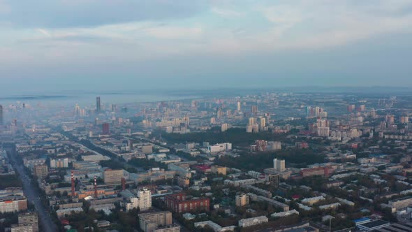 Light Fog Over the City