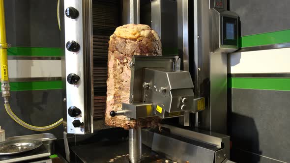 Automatic Meat Doner Slicing Machine