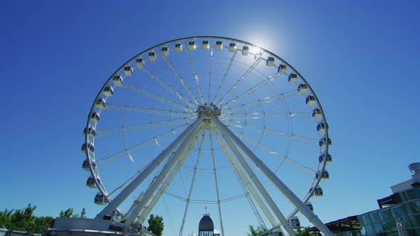 Montreal Ferris Wheel on a sunny day