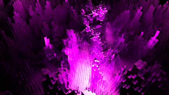 Bright Purple Abstraction