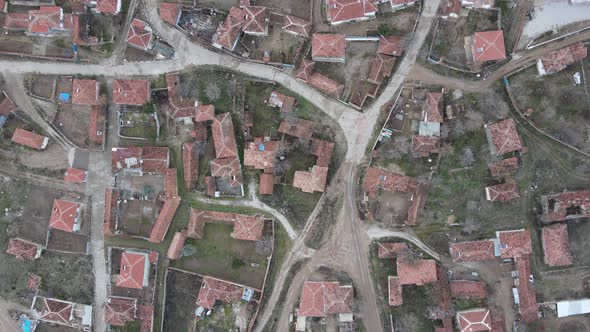 Aerial Roads In The Village