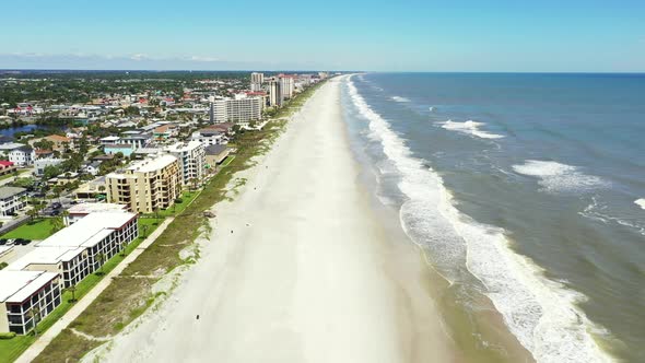 Aerial tour of Jacksonville Beach 