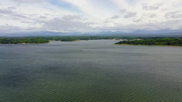 View of the Paoay Lake Philippines