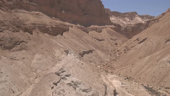 Arid mountains and valley