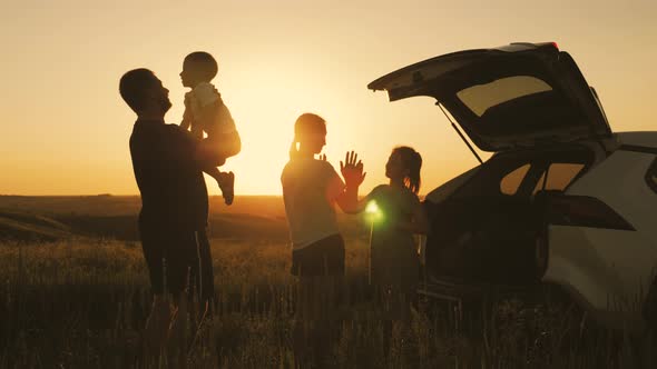 Silhouette the Happy Family