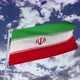 Iran Flag With Sky 4k - VideoHive Item for Sale