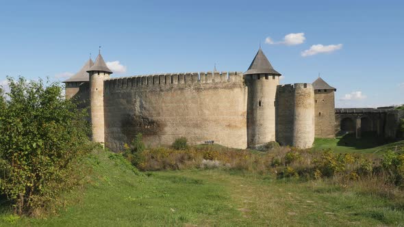 Panoramic view of the fortress's walls