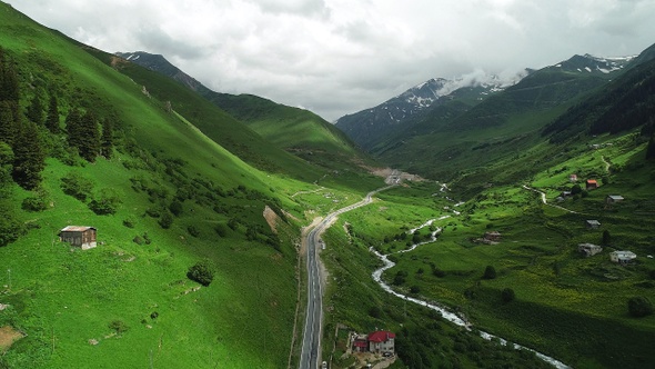 Aerial View Of Highland