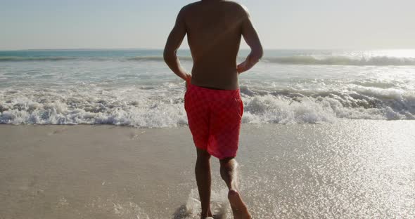 Young man by the sea