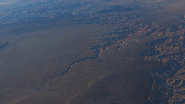 Cinematic Shot of Grand Canyon From Space