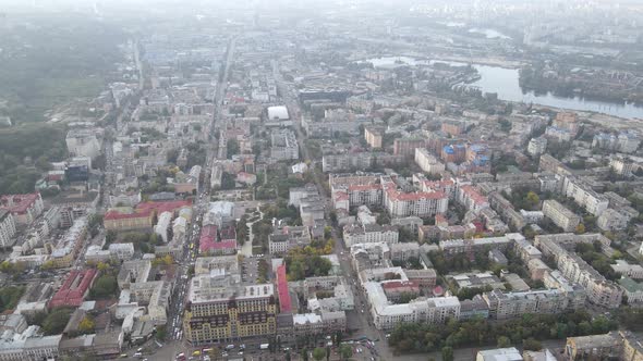 Kyiv - the Capital of Ukraine. Aerial View. Kiev