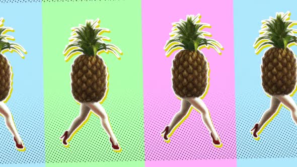 Zine Culture walking pineapple