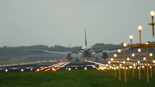 Jet Airplane Landing