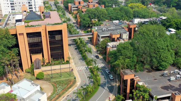 Enterprise building offices at brazilian capital city. Sao Paulo Brazil