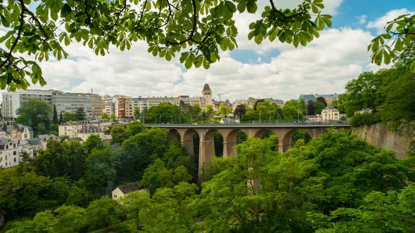 Luxembourg Panoramic Cityscape