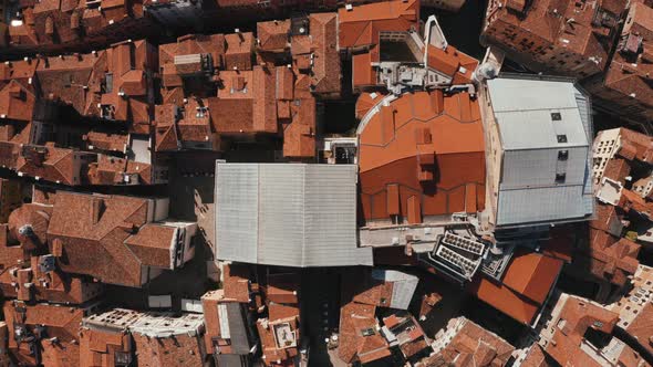 Beautiful Orange Roofs of Venice in Italy
