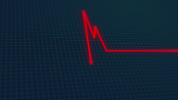 2D Digital Heartbeat Line Animation V2