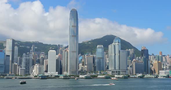 Hong Kong landscape from the peak 