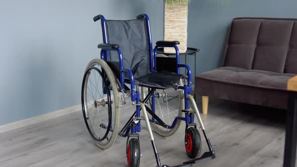 Wheelchair in Social Services Office