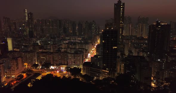 Aerial Hong Kong Sham Shui Po Garden Hill 29