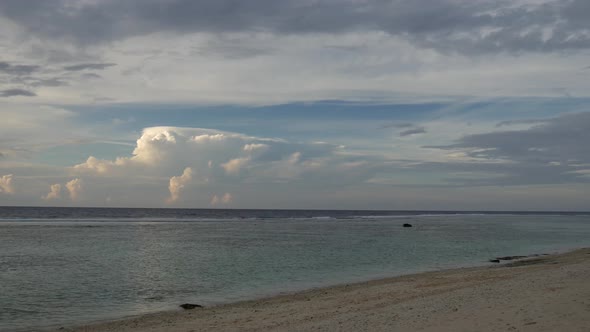 Beach time lapse in Rarotonga 