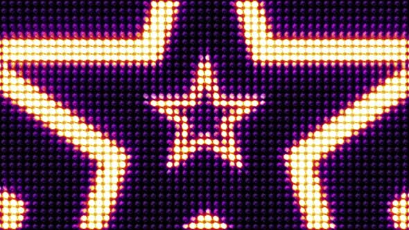 LED Lights STARS - Loopable Background