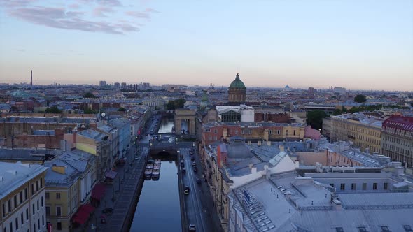 Saint Petersburg Aerial  Roofs 237