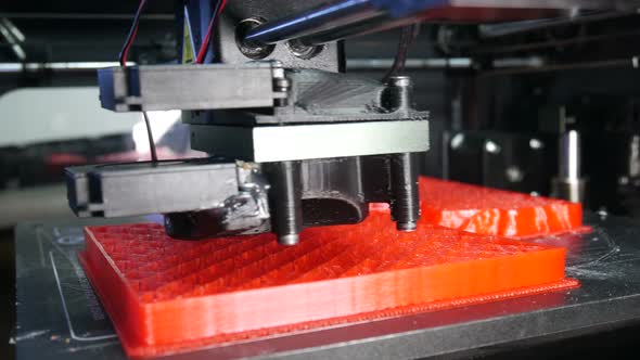 Modern 3D Printer in Series Production