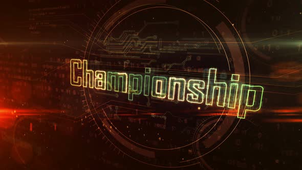 Championship esport game abstract alt