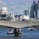 The London Financial District, with Waterloo Bridge in the First Place.  - VideoHive Item for Sale