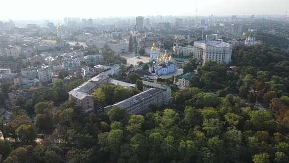 Kyiv - the Capital of Ukraine. Aerial View. Kiev