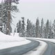 Driving on mountain road in winter - VideoHive Item for Sale