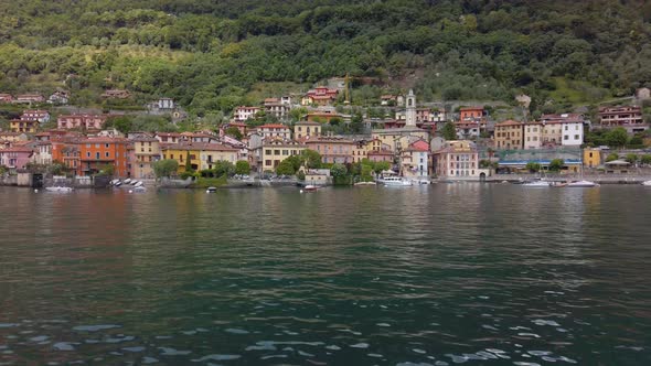 Passing Beautiful Village Lake Como