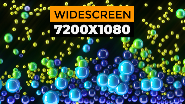 Colorful Bubbles Widescreen