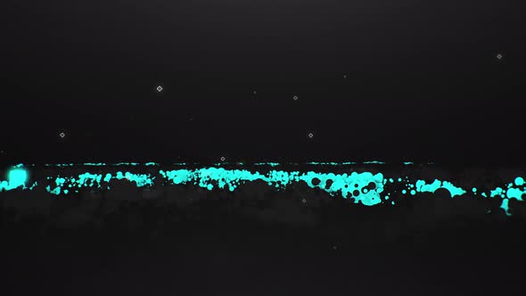 Abstract Background with Neon Bubbles and Data alt