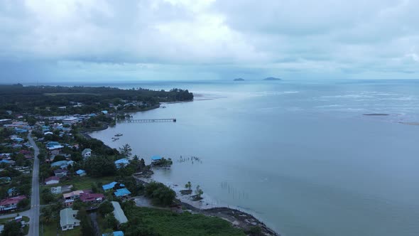 Prawn Fish Farm Aerial