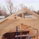 Aerial Shot Wooden Construction of Wooden Roof - VideoHive Item for Sale
