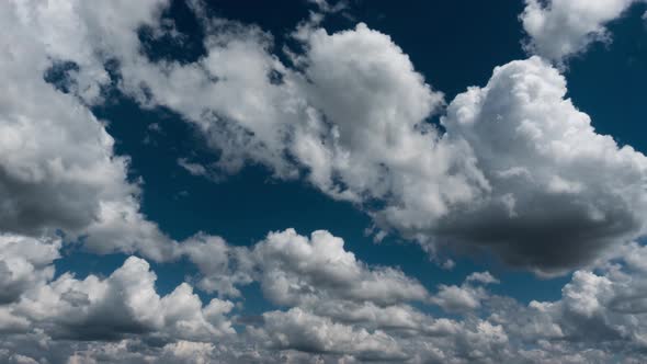 Time-lapse Of Cumulus Clouds