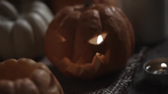Jack O Lantern Carved Pumpkins