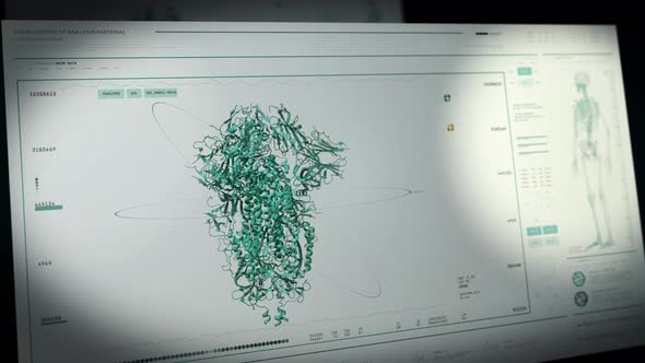 Microscopic analysis has detected spike protein structure in the dangerous virus alt