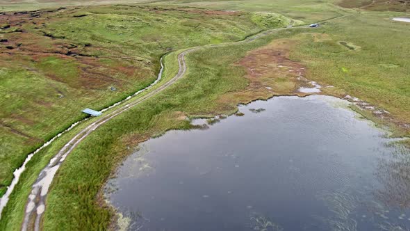 Single Track at Loch Cuithir and Sgurr a Mhadaidh Ruadh - Hill of the Red Fox, Isle of Skye