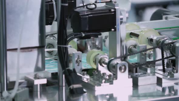 Face Mask Production Line in Modern Factory