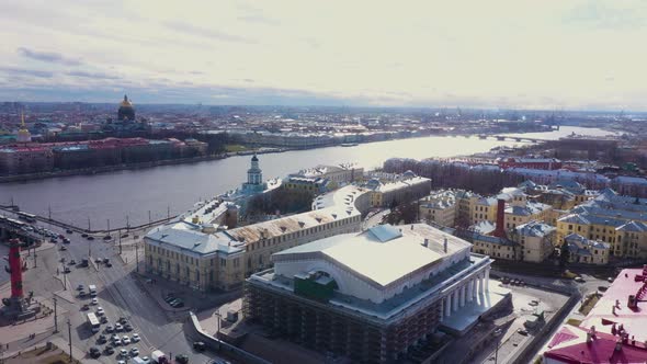 Saint-Petersburg. Drone. View from a height. City. Architecture. Russia 27