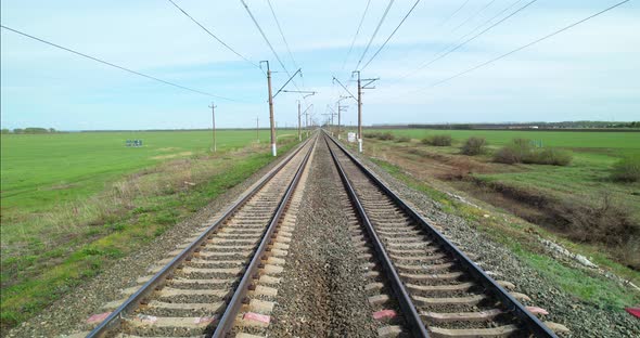 The Railroad Goes Into the Distance