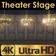 White Curtains Stage With Chandeliers - VideoHive Item for Sale
